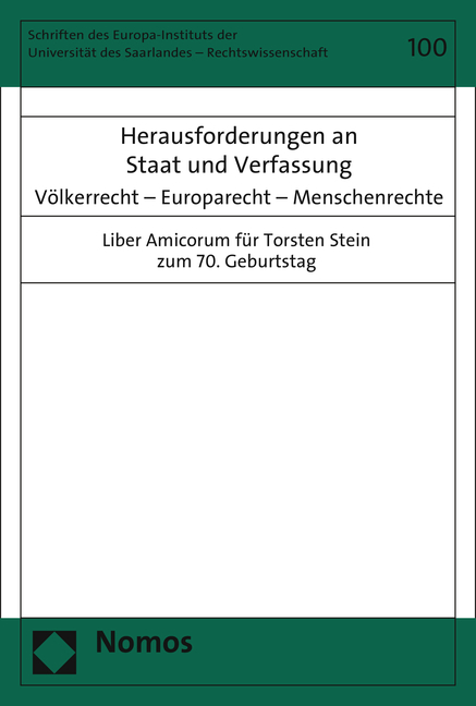 Herausforderungen an Staat und Verfassung - 