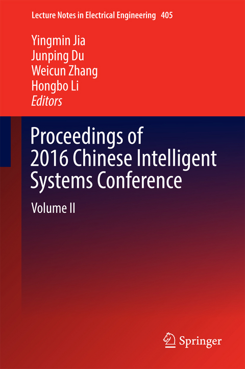 Proceedings of 2016 Chinese Intelligent Systems Conference - 