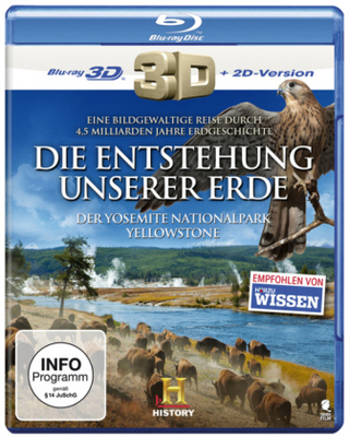 Die Entstehung unserer Erde 3-D, 1 Blu-ray