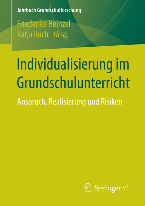 Individualisierung im Grundschulunterricht - 