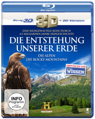 Die Entstehung unserer Erde 3D, 1 Blu-ray