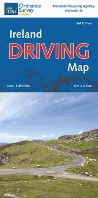Ireland Driving Map -  Ordnance Survey Ireland