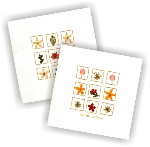 Blumenkarte A "9 Blumen" Love