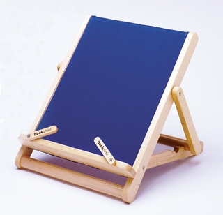Bookchair Deckchair Large Blue (Wooden Bookholder)