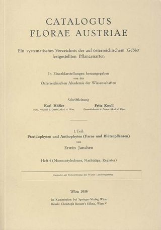 Catalogus Florae Austriae / Catalogus Florae Austriae. Ein systematisches Verzeichnis aller auf österreichischem Gebiet festgestellten Pflanzenarten