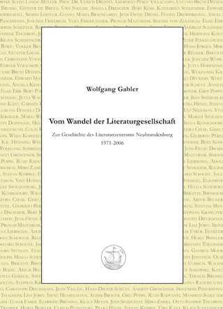 Vom Wandel der Literaturgesellschaft