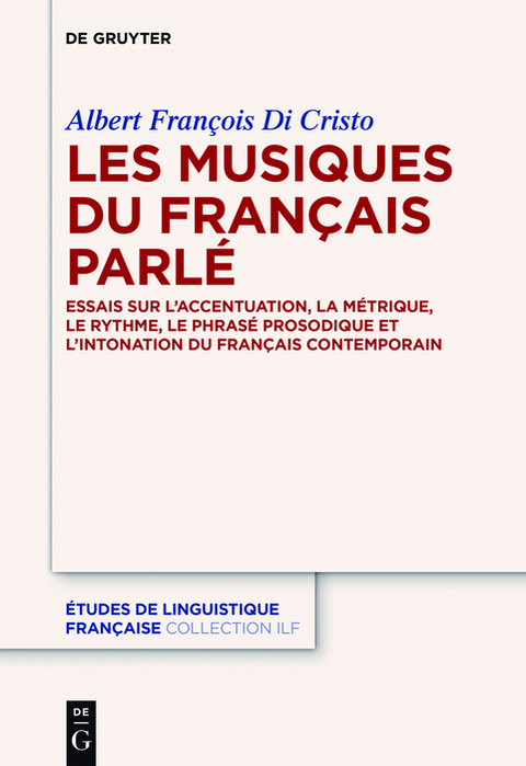Les musiques du fran&ccedil;ais parl&eacute; - Albert Di Cristo