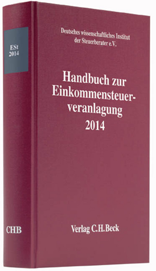 Handbuch zur Einkommensteuerveranlagung 2014