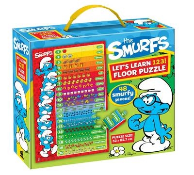 Smurfs Floor Puzzle - Learn Your 123