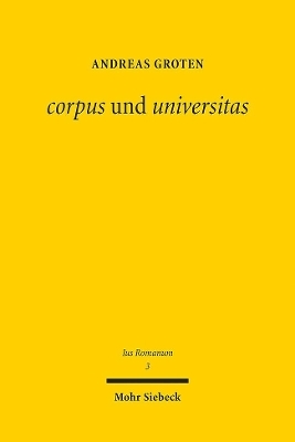 corpus und universitas