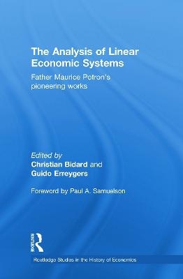 The Analysis of Linear Economic Systems - 