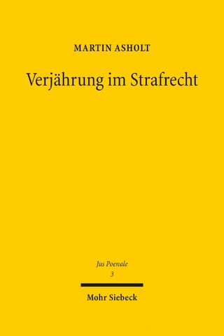 Verjährung im Strafrecht