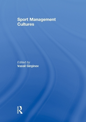 Sport Management Cultures - 