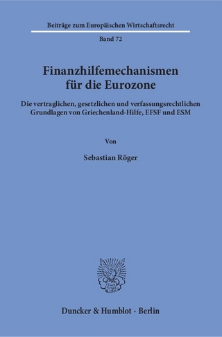 Finanzhilfemechanismen für die Eurozone.