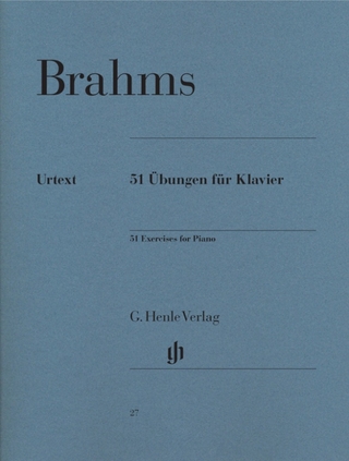 Johannes Brahms - 51 Übungen für Klavier
