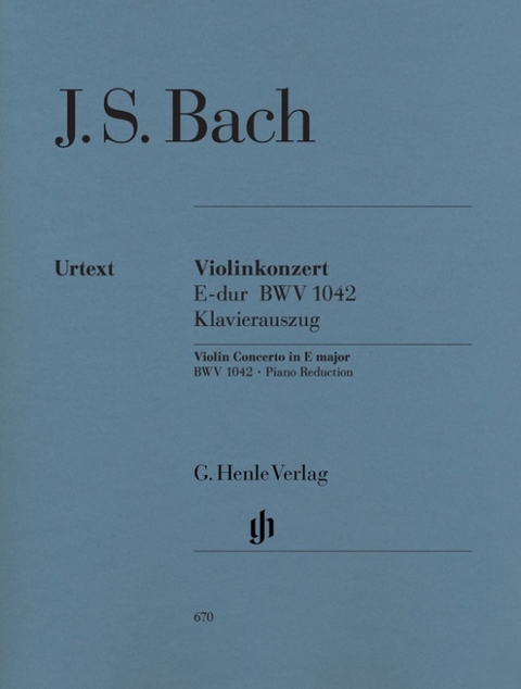 Johann Sebastian Bach - Violinkonzert E-dur BWV 1042 - 