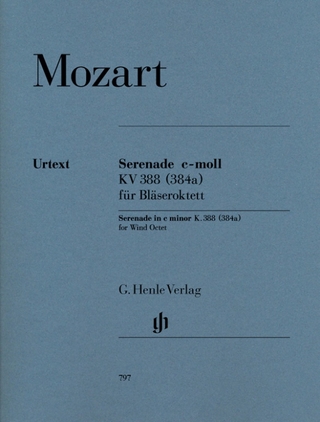Wolfgang Amadeus Mozart - Serenade c-moll KV 388 für je zwei Oboen, Klarinetten (B), Hörner und Fagotte