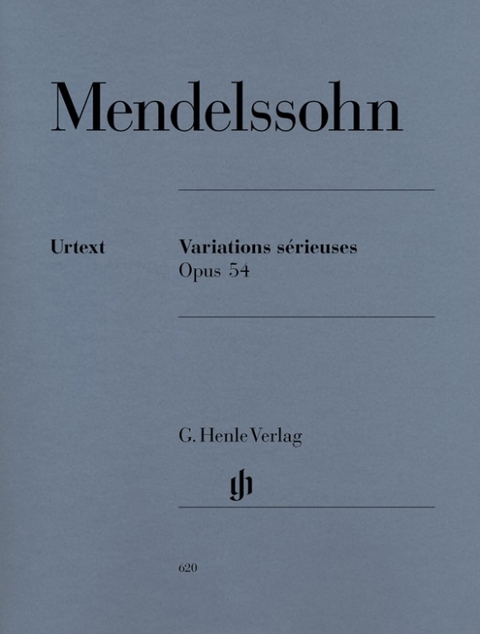 Felix Mendelssohn Bartholdy - Variations s&eacute;rieuses op. 54 - 