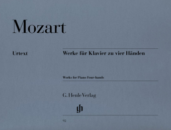 Werke f&uuml;r Klavier zu vier H&auml;nden - Wolfgang Amadeus Mozart
