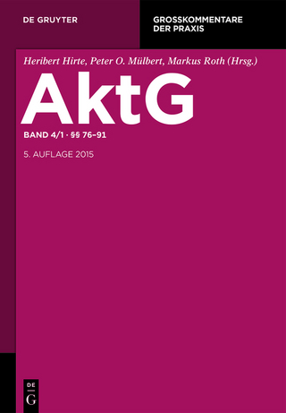 Aktiengesetz / §§ 76-91