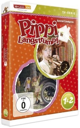 Pippi Langstrumpf TV-Serie. Tl.1+2, 2 DVD