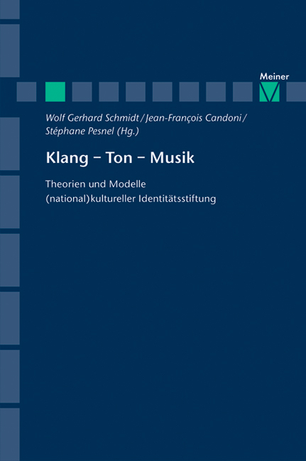 Klang &ndash; Ton &ndash; Musik - 
