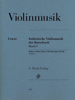 Violinmusik (Auswahlband) - Italienische Violinmusik der Barockzeit, Band I