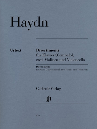Joseph Haydn - Divertimenti für Klavier (Cembalo) mit zwei Violinen und Violoncello
