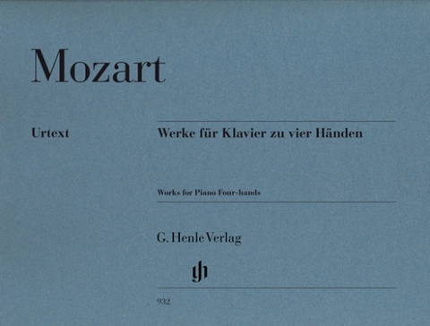 Wolfgang Amadeus Mozart - Werke f&uuml;r Klavier zu vier H&auml;nden - 