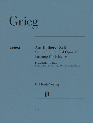 Edvard Grieg - Aus Holbergs Zeit op. 40, Suite im alten Stil