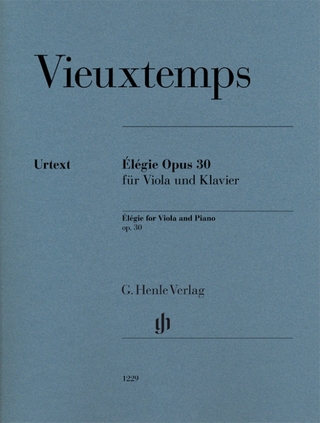 Henry Vieuxtemps - Élégie op. 30 für Viola und Klavier