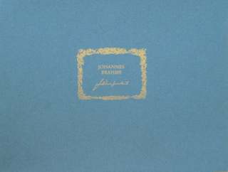 Brahms, Johannes - Feldeinsamkeit - Ich ruhe still im hohen grünen Gras op. 86 Nr. 2