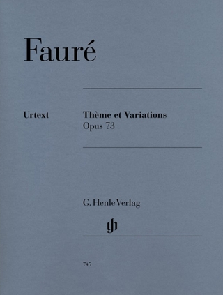 Gabriel Fauré - Thème et Variations op. 73 für Klavier