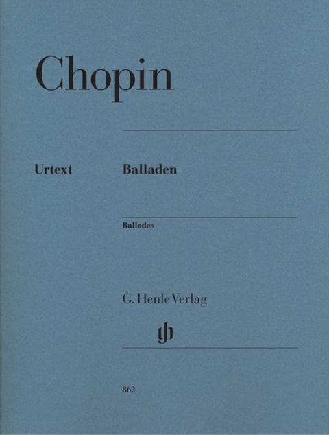 Fr&eacute;d&eacute;ric Chopin - Balladen - 
