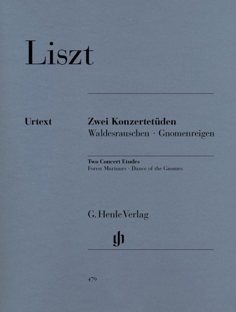 Franz Liszt - Zwei Konzertet&uuml;den - 