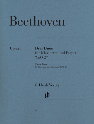 Ludwig van Beethoven - Drei Duos WoO 27 für Klarinette und Fagott