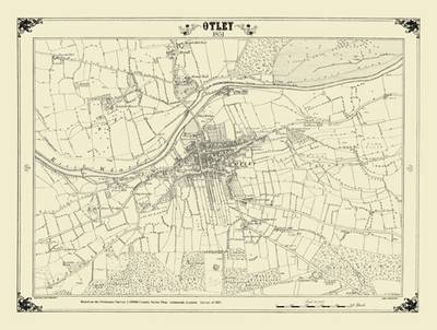 Otley 1851 Map -  Heritage Cartography