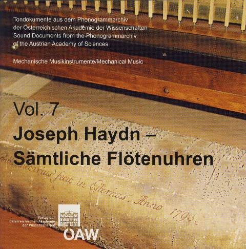 Joseph Haydn &mdash; S&auml;mtliche Fl&ouml;tenuhren - 