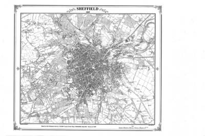 Sheffield 1849 Map -  Heritage Cartography