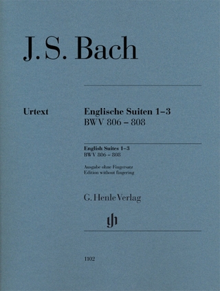 Johann Sebastian Bach - Englische Suiten 1-3, BWV 806-808