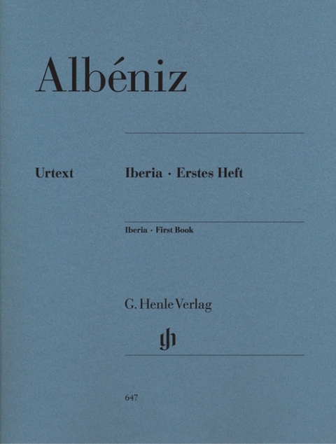 Isaac Alb&eacute;niz - Iberia &middot; Erstes Heft - 