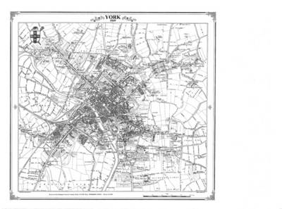 York 1849 Map -  Heritage Cartography