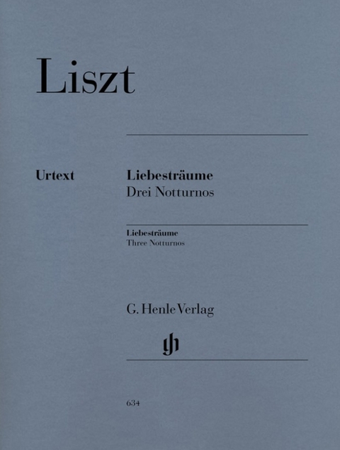 Franz Liszt - Liebestr&auml;ume, 3 Notturnos - 