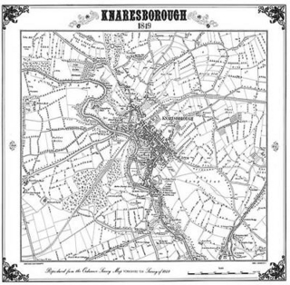 Knaresborough 1849 Map