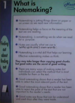 Notemaking Posters for Children