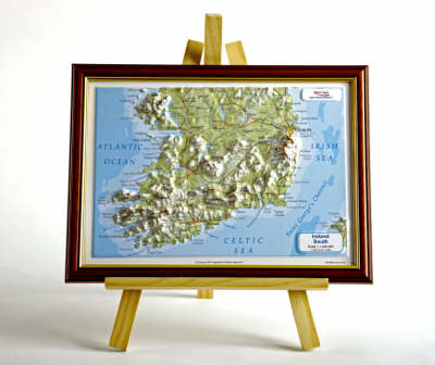 Ireland South Raised Relief Map