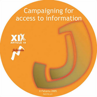 Campaigning for Access to Information