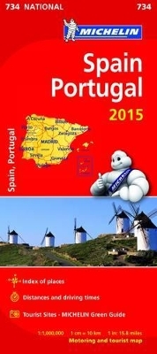 Spain & Portugal Map 2015 -  Michelin