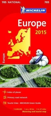 Europe Map 2015 -  Michelin