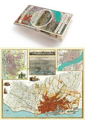 Liverpool 1785-1903 - Fold up Map that includes Charles Eyes detailed Plan of the Township of Liverpool 1785, Cole and Ropers Plan of 1807, Bartholomew's Plan of 1903 and A Birds Eye View of Liverpool 1866.